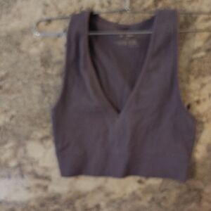 Women's Purple Sleeveless Top